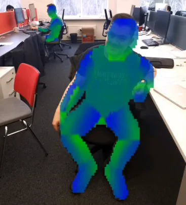 DensePose result